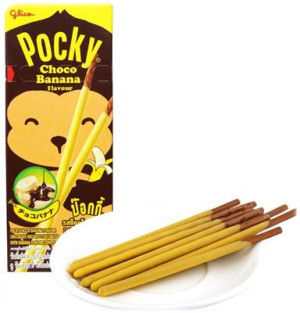 Pocky Paluszki Czekolada Banan 25g