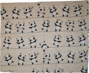 Bawełniana Poszewka 50x60 Pandy Panda Miś Misie