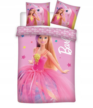 Lalka Barbie Lalki Barbi Pościel 120x90 Dziecięca