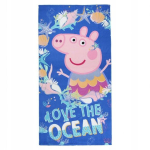 Ręcznik Świnka Peppa Pig 70x140 Haft Imię Z Haftem