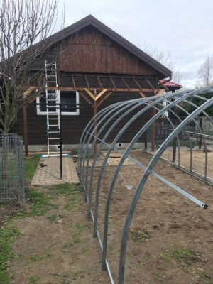 MOCNA szklarnia USMET 3x10m poliw 6mm profil 40x20