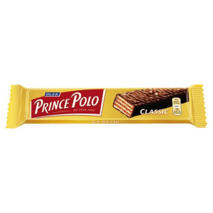 Prince Polo Classic Kruchy wafelek z kremem kakaowym oblany czekoladą 17,5g