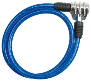 Zabezp.rowerowe 8mmx650mm LUX/zamknięcie szyfr