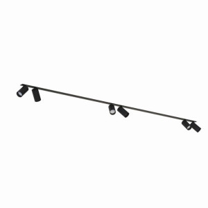 Lampa Ścienna Sufitowa Listwa Led Nowodvorski Mono Surface 7837 Stal Czarny