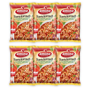 Amino Zupa błyskawiczna pomidorowa 61 g x 6 sztuk