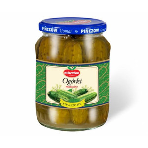 Gomar Pińczów ogórki kwaszone małosolne 600g