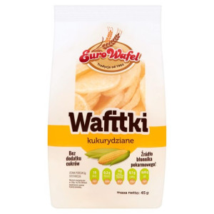 Eurowafel Wafitki kukurydziane 45 g