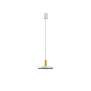 Lampa Wisząca Żyrandol Led Nowodvorski Hermanos 8038 Stal, Biały