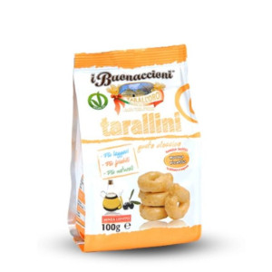 Obwarzanki Tarallini o smaku klasycznym 100g, Tarall Oro