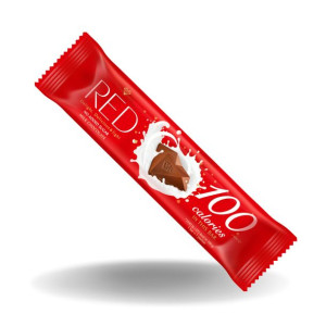 Czekoladka mleczna 30% kalorii mniej, bez cukru 26 g Red