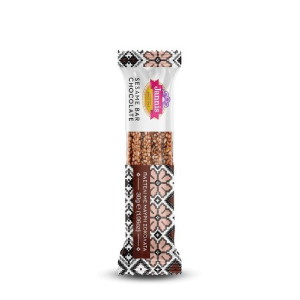 Baton sezamowy z ciemną czekoladą 30g, Jannis