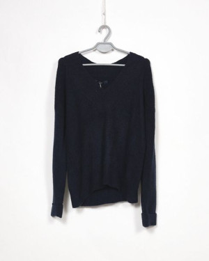 Sweter Damski Granatowy Klasyczny Next R. S
