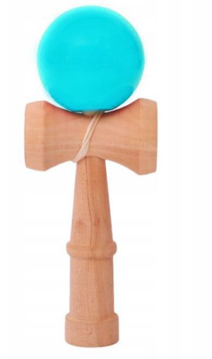 gra zręcznościowa KENDAMA - stara gra japońska - zielona