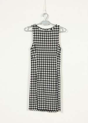 Sukienka Damska W Pepitkę H&m Rozmiar Xs