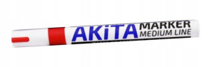 Marker Olejny Pisak Budowlany Flamaster Czerwony