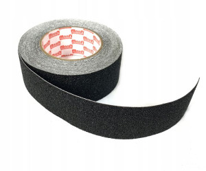 Taśma Antypoślizgowa Czarna 25mm X 5m Schodowa Pl