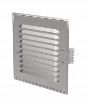 Kratka Wentylacyjana Kominowa Metalowa+łapki 14x14