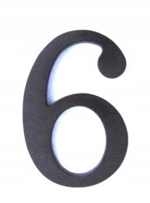 Cyfry Na Dom Budynek Adres Numery Litery Cyfra 6