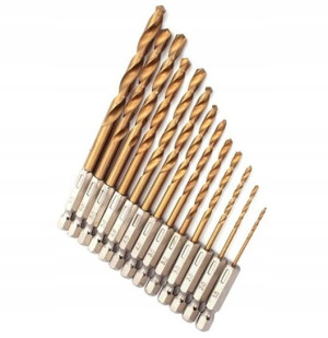 Wiertła Do Metalu Hss Do Wkrętarki 1/4' 1.5-6.5mm