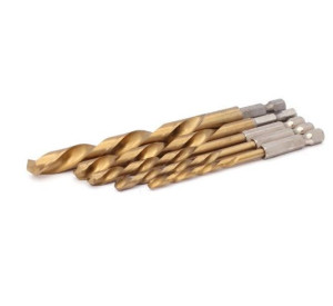 Wiertła Do Metalu Hss Bit Do Wkrętarki 1/4' 4-10mm