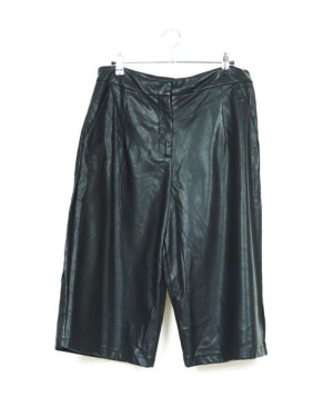 Spodenki Damskie Czarne Ekoskóra Topshop R. 40