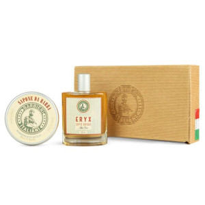 BARBIERI ITALIANI BOX GOLENIE Mydło + Płyn Eryx