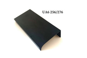 Uchwyt Meblowy Krawędziowy Czarny Mat 256/276 Ua6