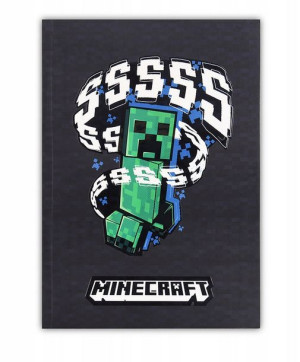 Zeszyt w szerokie linie A5 Minecraft 100 kartek