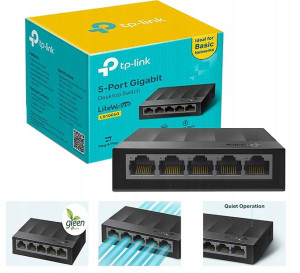 Switch Tp-link Ls1005g Energooszczędny Gigowy