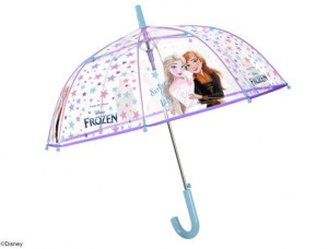Parasol przeźroczysta 45cm Frozen Kraina Lodu