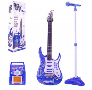Gitara Elektryczna Z Mikrofonem Dla Dziecka 3 Lata