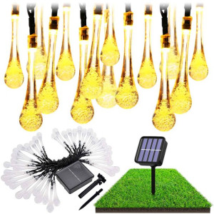 Girlanda Lampki Choinkowe Solarna Sople Krople Led