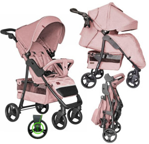 Wózek spacerowy Quattro  Carrello Pink do 22 kg