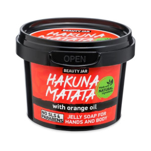 Hakuna Matata żelowe mydło do rąk i ciała z olejkiem pomarańczowym 130g