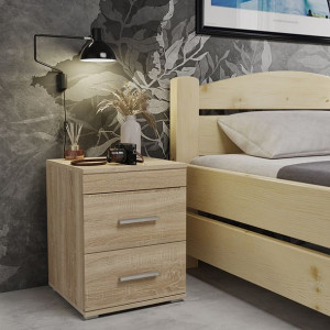 szafka stolik nocny 40 cm dąb sonoma szuflady
