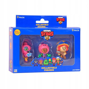 Brawl Stars ZESTAW 3 Figurek 4cm