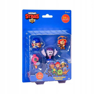 Brawl Stars ZESTAW 5 Figurek 4cm
