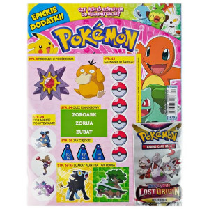 POKEMON Trenuj Ze Mną 4/2022 + Karty LOST ORIGIN