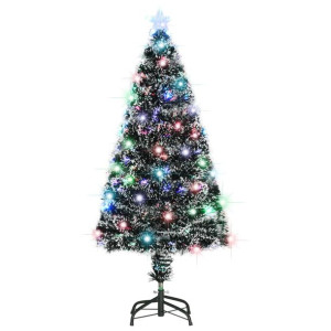 Sztuczna choinka ze stojakiem/ LED, 120 cm, światłowód