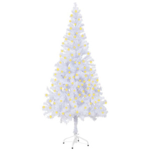 Sztuczna choinka ze stojakiem i LED, 180 cm, 620 gałązek