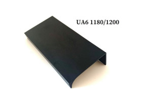 Uchwyt Meblowy Krawędziowy Czarny Mat 120cm Ua6
