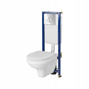 Cersanit Set B596 Stelaż WC Delfi Przycisk Deska