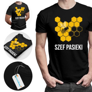 Szef pasieki - koszulka dla pszczelarza