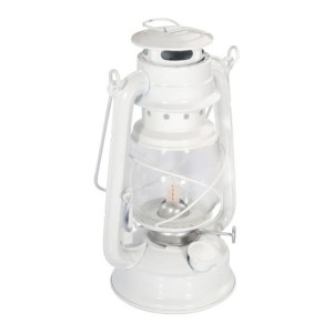 Lampa naftowa 24 cm biała