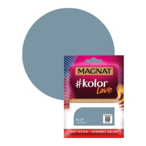 Tester farby Magnat #kolorLove niebieski 0,025 l