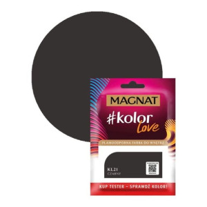 Tester farby Magnat #kolorLove czarny 0,025 l
