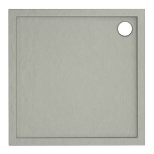 Brodzik akrylowy Schedpol Atla kwadratowy 80 x 4,5 cm beton