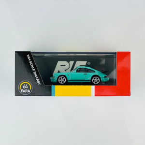 Porsche RUF CTR Yellowbird 1987 Mint Green LHD Para 64 1:64