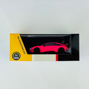 Liberty Walk BMW i8 Hot Pink w/Black Accent LHD Para 64 1:64