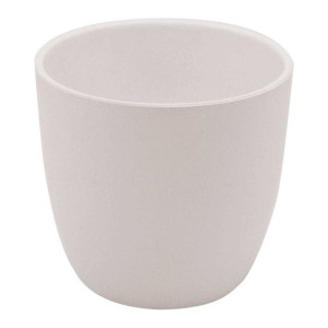 Osłonka doniczki GoodHome Emi 11 cm biała